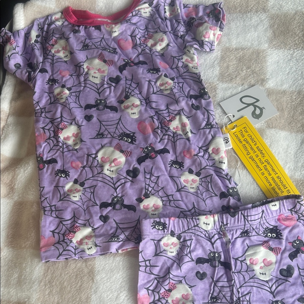 Birdy Bean two piece glow-in-the-dark PJ set new with tags